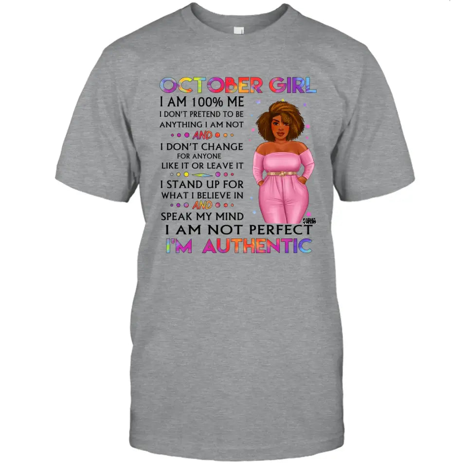 Personalized 12 Birthday Month - I'm Authentic - Personalized T-Shirt and Hoodie - Gift For Birthday