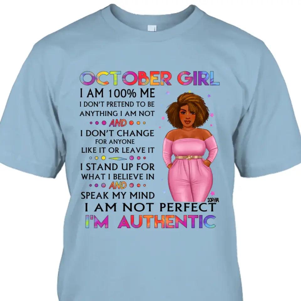 Personalized 12 Birthday Month - I'm Authentic - Personalized T-Shirt and Hoodie - Gift For Birthday
