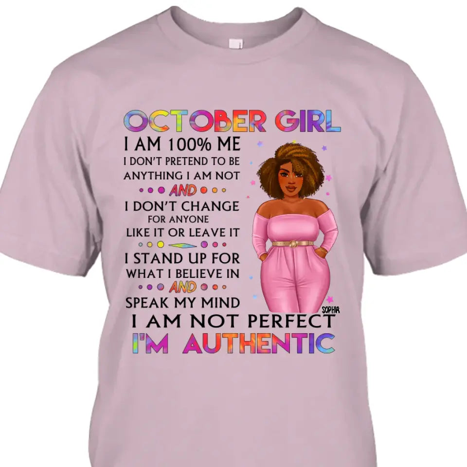 Personalized 12 Birthday Month - I'm Authentic - Personalized T-Shirt and Hoodie - Gift For Birthday