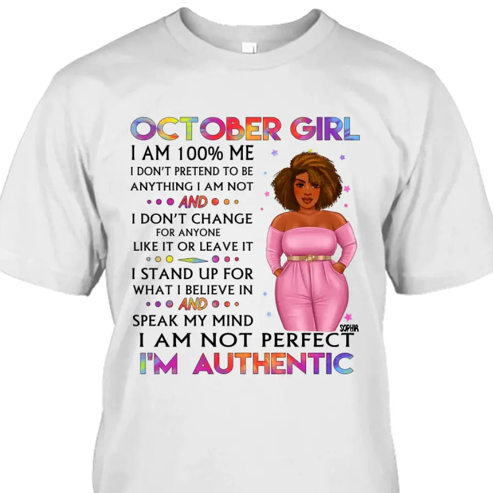 Personalized 12 Birthday Month - I'm Authentic - Personalized T-Shirt and Hoodie - Gift For Birthday