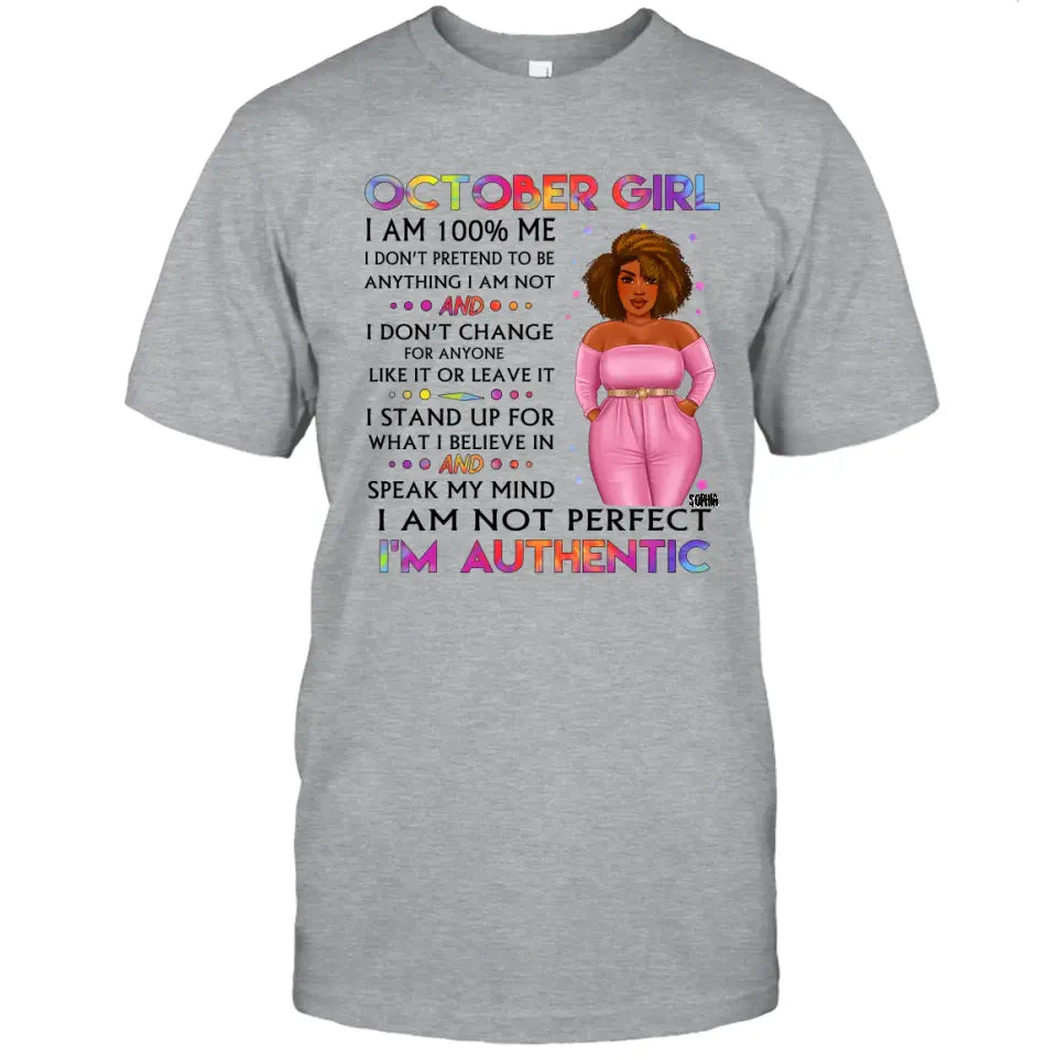 Personalized 12 Birthday Month - I'm Authentic - Personalized T-Shirt and Hoodie - Gift For Birthday