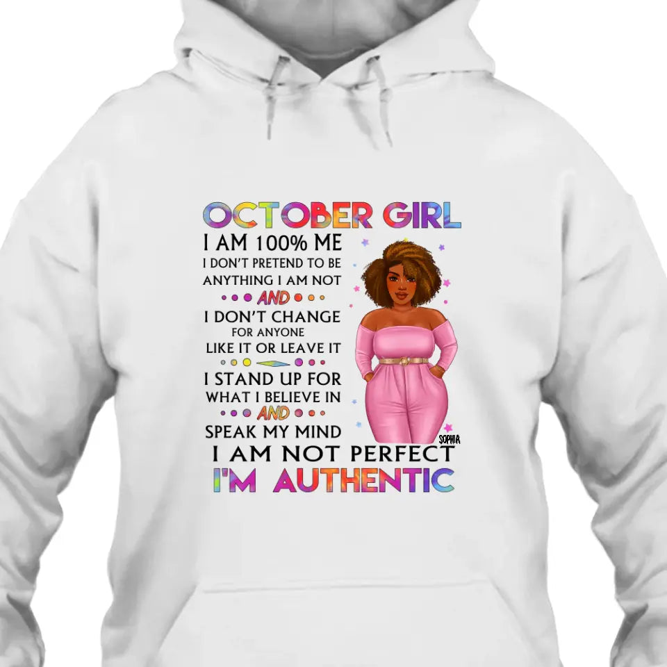 Personalized 12 Birthday Month - I'm Authentic - Personalized T-Shirt and Hoodie - Gift For Birthday
