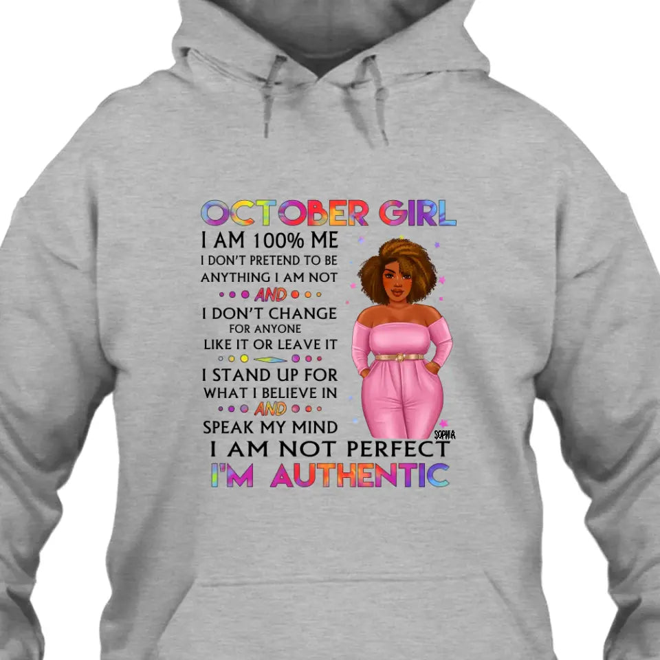 Personalized 12 Birthday Month - I'm Authentic - Personalized T-Shirt and Hoodie - Gift For Birthday