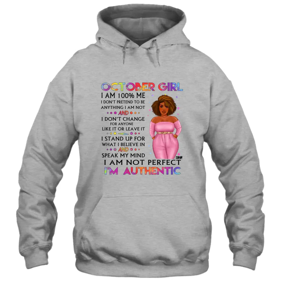 Personalized 12 Birthday Month - I'm Authentic - Personalized T-Shirt and Hoodie - Gift For Birthday