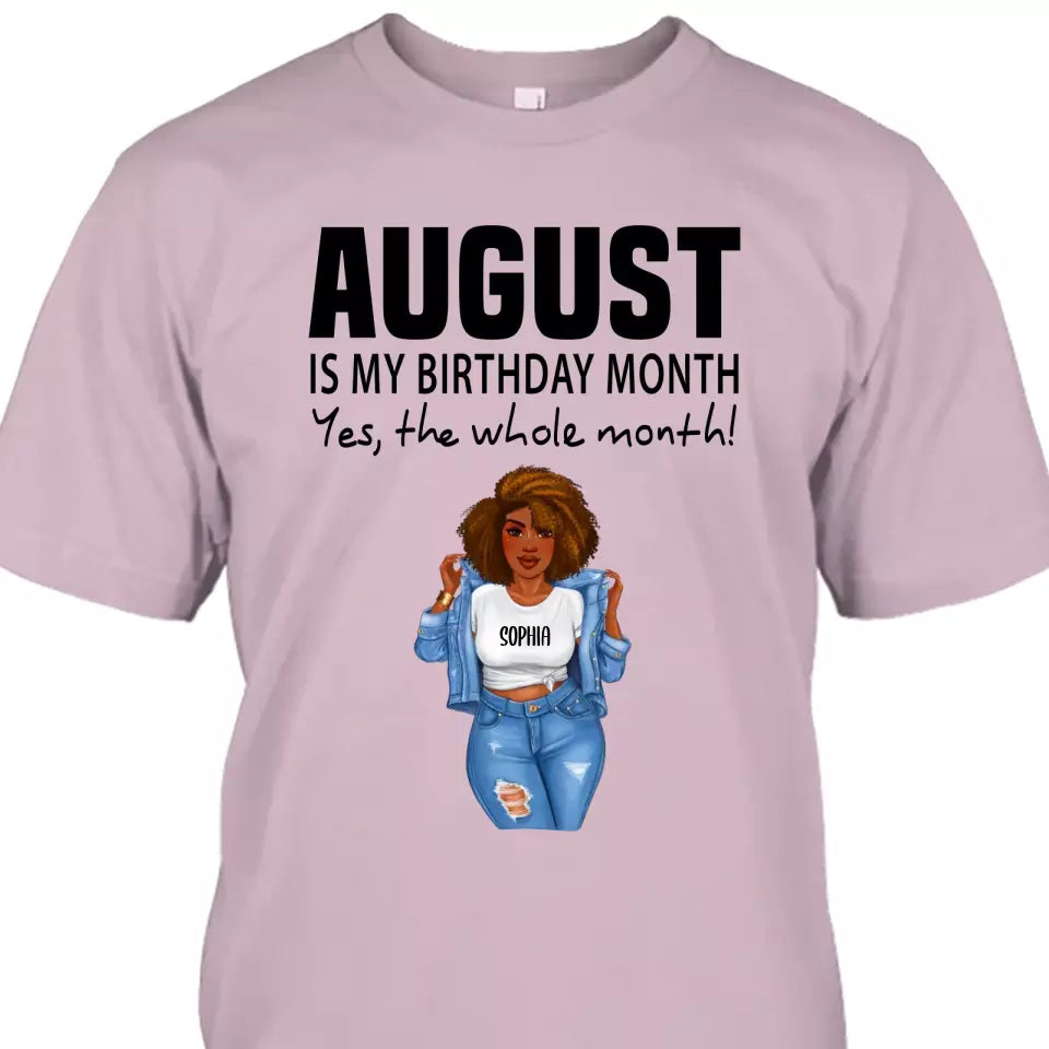 (30% OFF) - It's My Birthday Shirt - Personalized 12 Birth Month Shirt for Women - Funny Gift For Birthday
