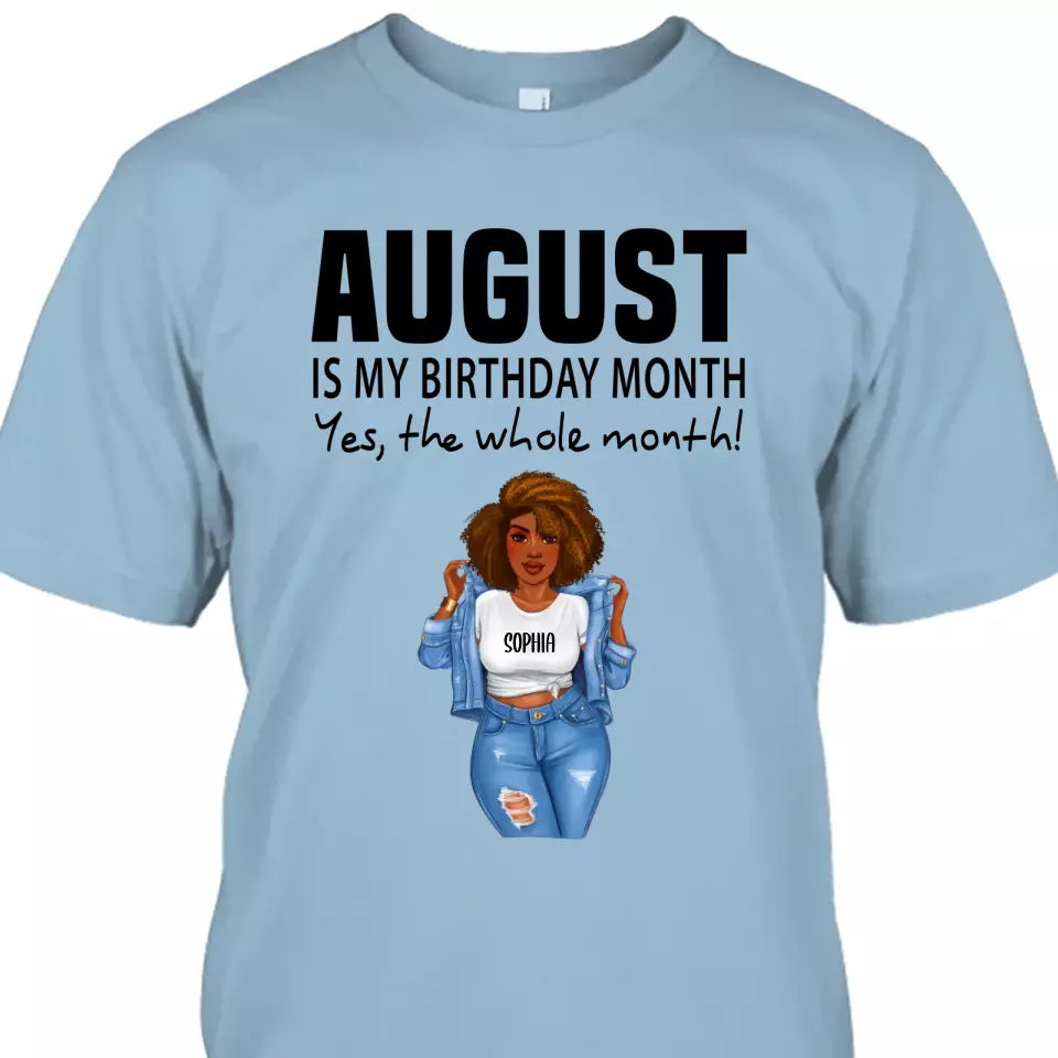 (30% OFF) - It's My Birthday Shirt - Personalized 12 Birth Month Shirt for Women - Funny Gift For Birthday