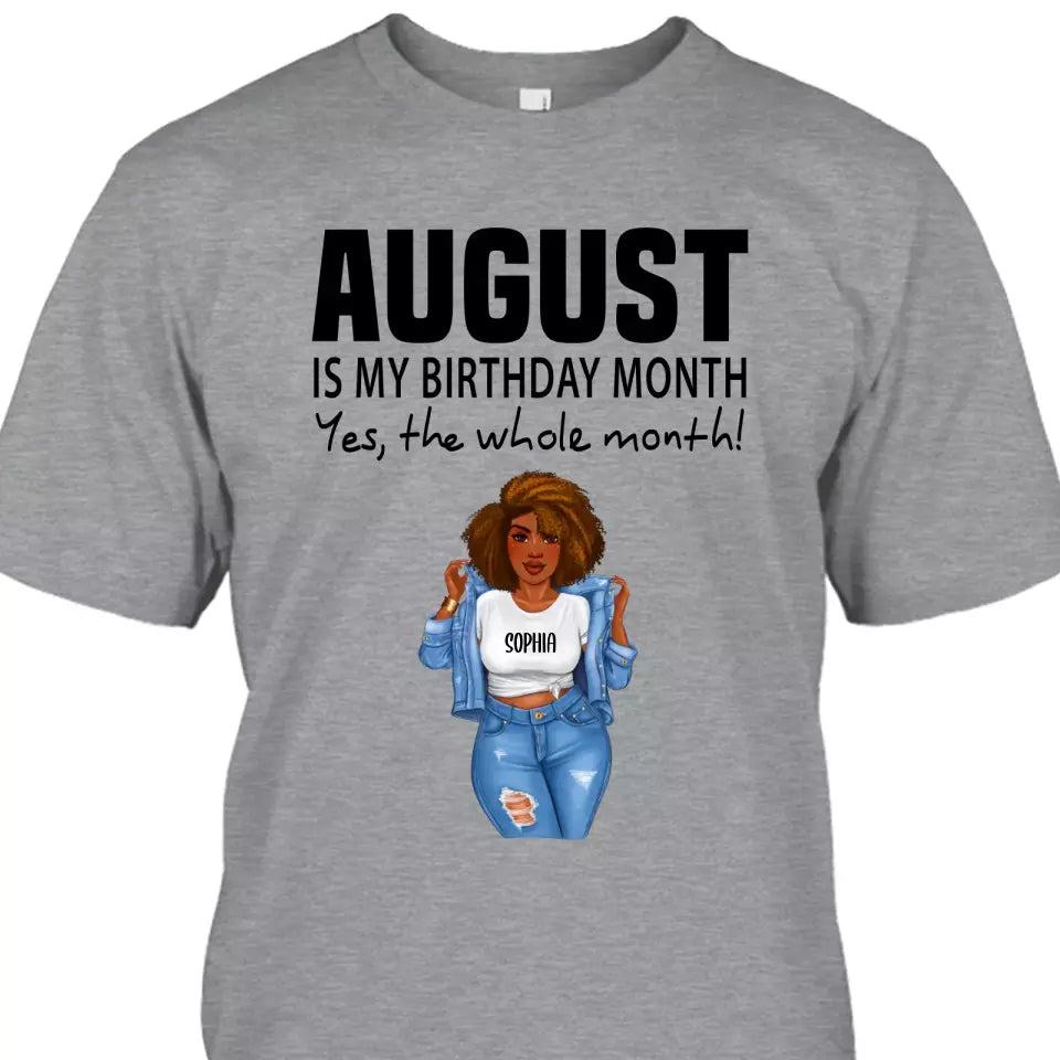 (30% OFF) - It's My Birthday Shirt - Personalized 12 Birth Month Shirt for Women - Funny Gift For Birthday