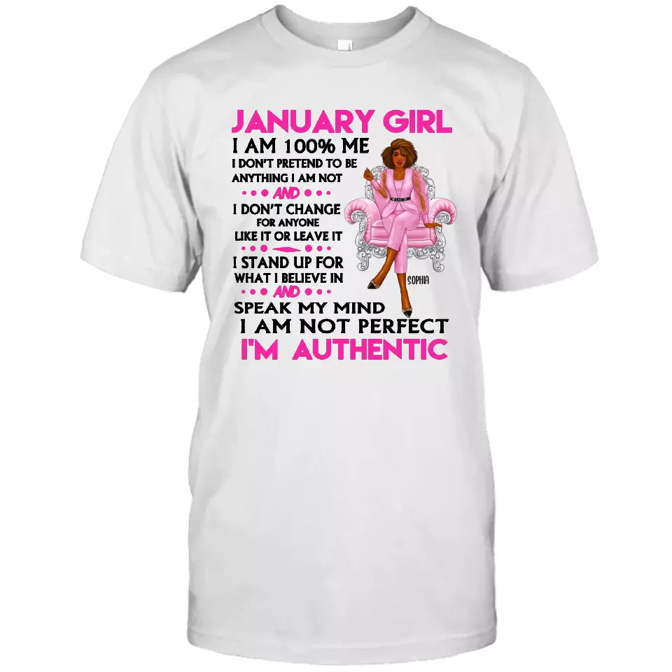 (20% OFF) - Personalized 12 Birthday Month - I'm Authentic - Personalized T-Shirt and Hoodie - Gift For Birthday