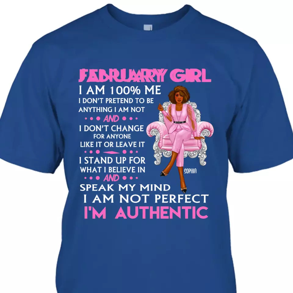 (30% OFF) - Personalized 12 Birthday Month - I'm Authentic - Personalized T-Shirt and Hoodie - Gift For Birthday