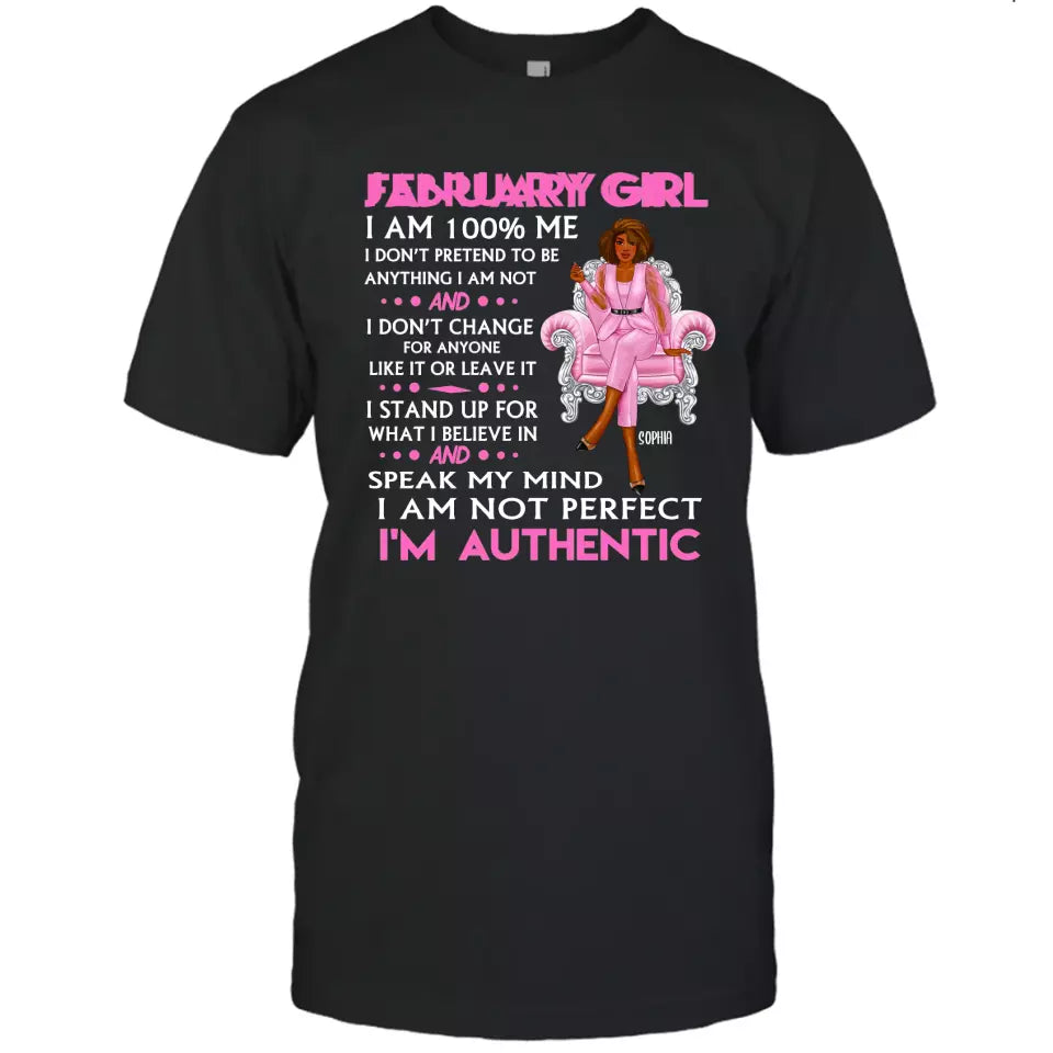 (30% OFF) - Personalized 12 Birthday Month - I'm Authentic - Personalized T-Shirt and Hoodie - Gift For Birthday