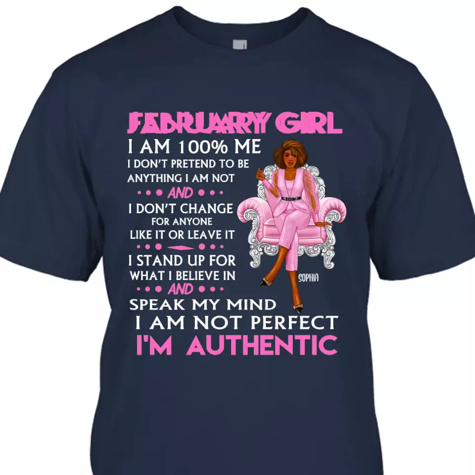 (30% OFF) - Personalized 12 Birthday Month - I'm Authentic - Personalized T-Shirt and Hoodie - Gift For Birthday