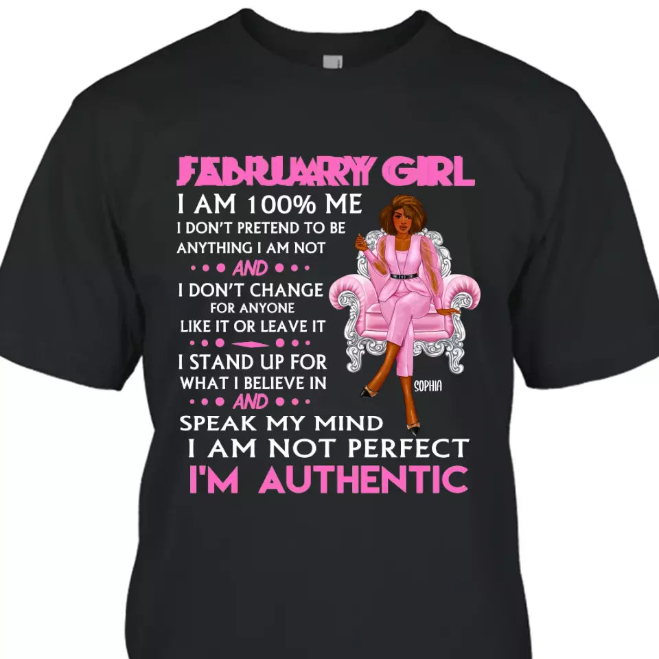 (30% OFF) - Personalized 12 Birthday Month - I'm Authentic - Personalized T-Shirt and Hoodie - Gift For Birthday