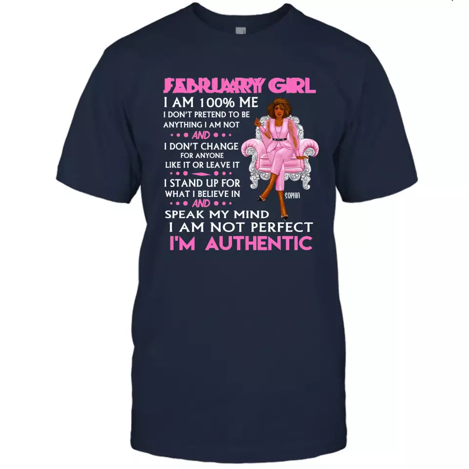(30% OFF) - Personalized 12 Birthday Month - I'm Authentic - Personalized T-Shirt and Hoodie - Gift For Birthday