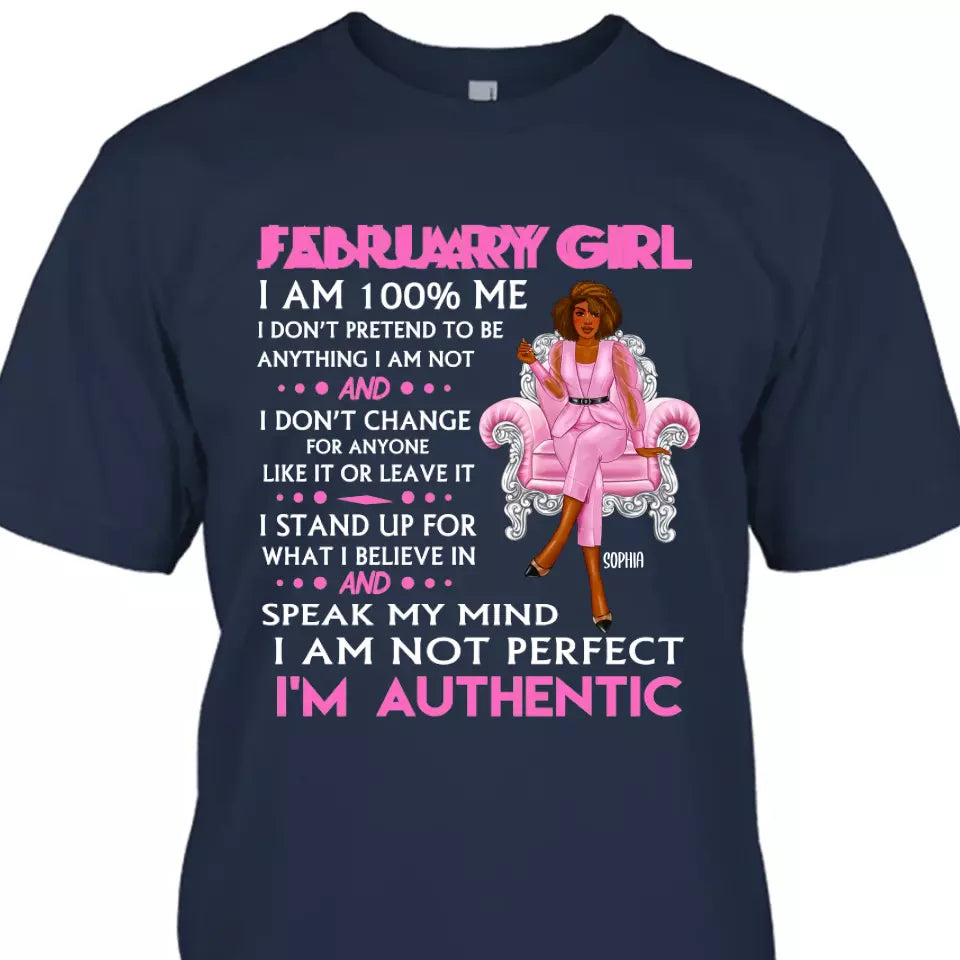 (30% OFF) - Personalized 12 Birthday Month - I'm Authentic - Personalized T-Shirt and Hoodie - Gift For Birthday
