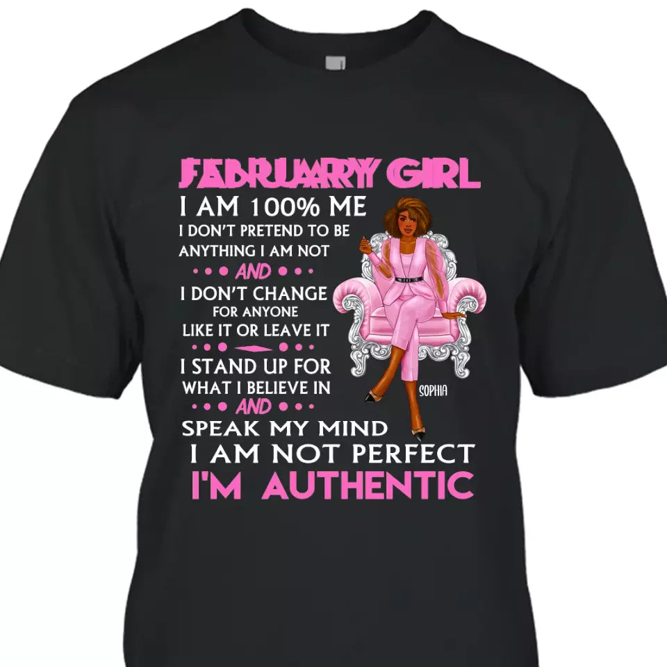 (30% OFF) - Personalized 12 Birthday Month - I'm Authentic - Personalized T-Shirt and Hoodie - Gift For Birthday