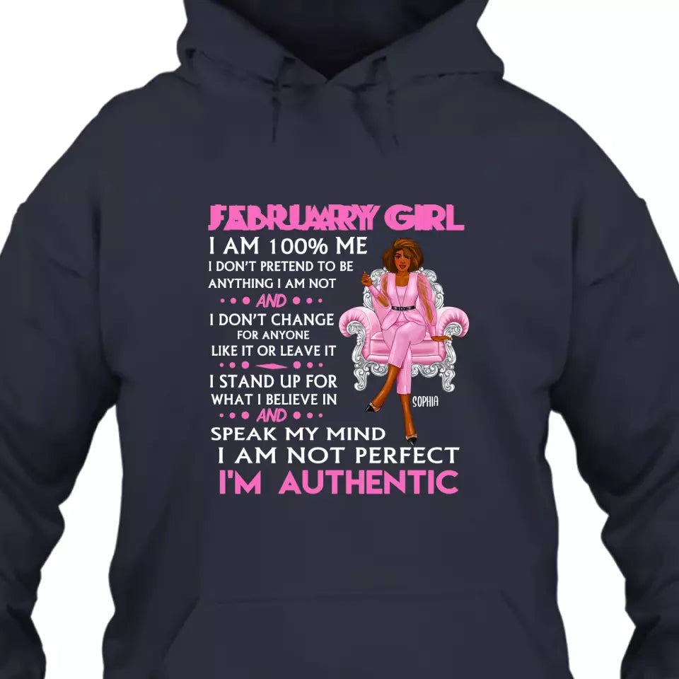 (30% OFF) - Personalized 12 Birthday Month - I'm Authentic - Personalized T-Shirt and Hoodie - Gift For Birthday