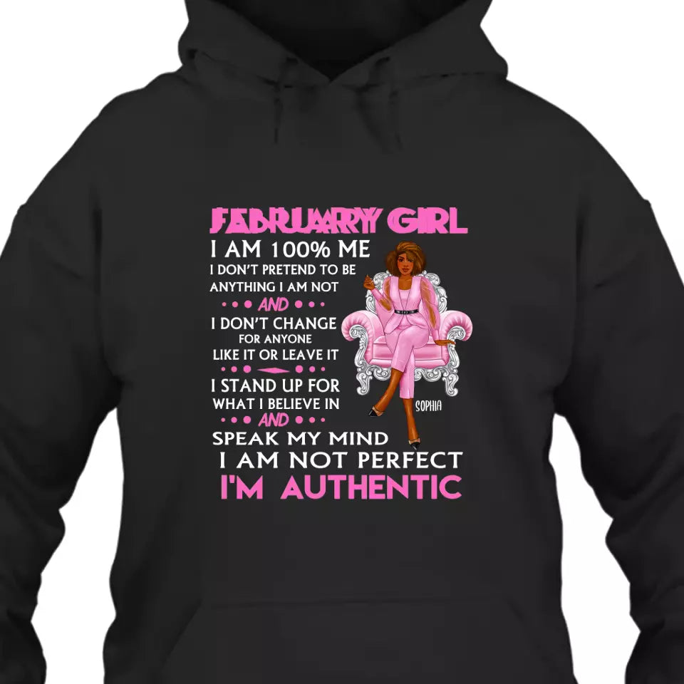 (30% OFF) - Personalized 12 Birthday Month - I'm Authentic - Personalized T-Shirt and Hoodie - Gift For Birthday