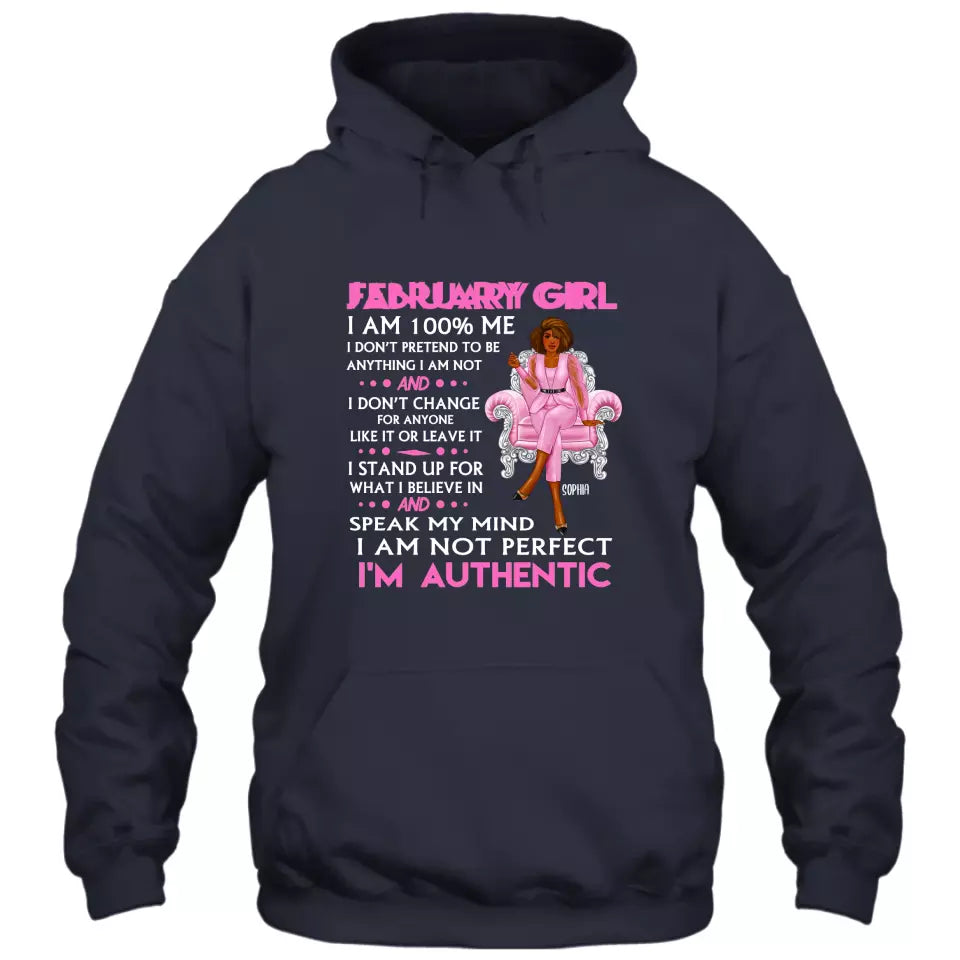 (30% OFF) - Personalized 12 Birthday Month - I'm Authentic - Personalized T-Shirt and Hoodie - Gift For Birthday