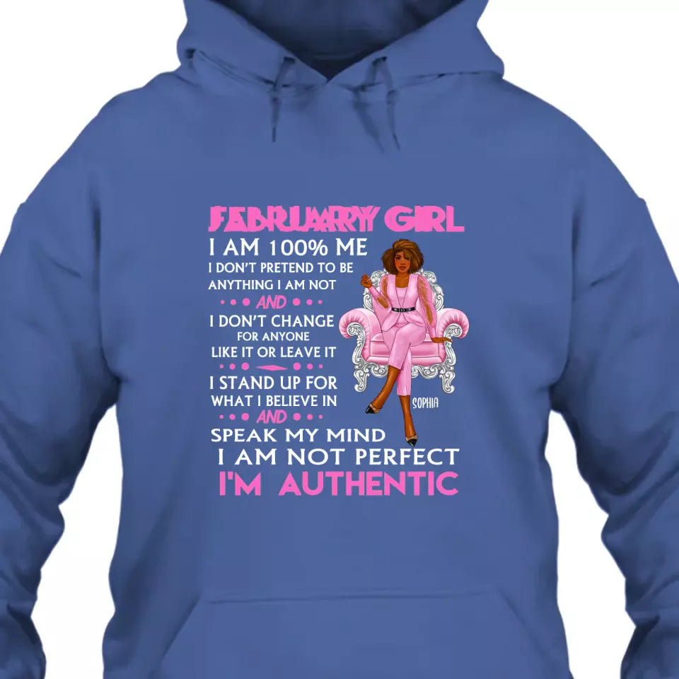 (30% OFF) - Personalized 12 Birthday Month - I'm Authentic - Personalized T-Shirt and Hoodie - Gift For Birthday
