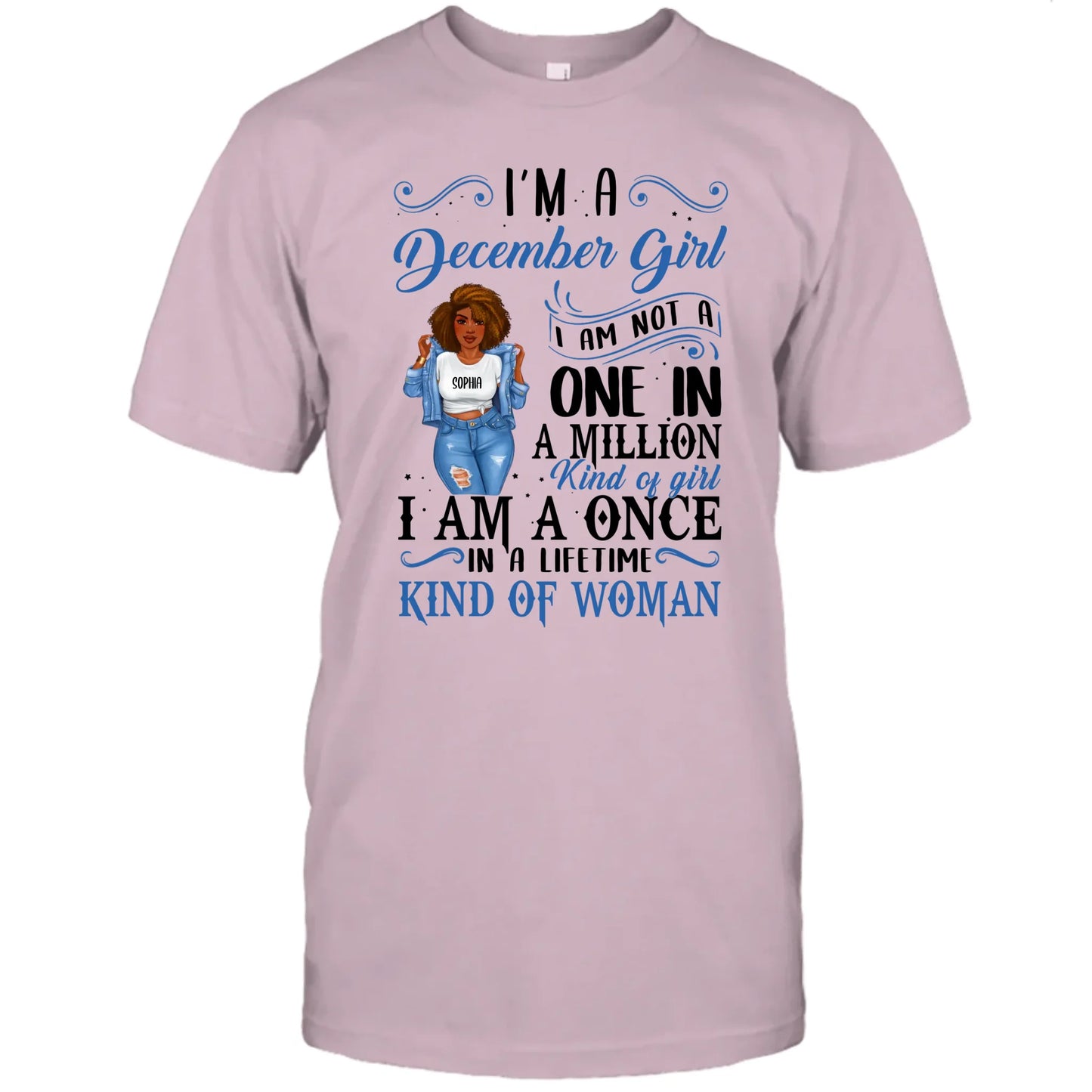 (30% OFF) - Personalized 12 Birth Month Girl - I Am A Once - T-Shirt and Hoodie - Funny Gift For Birthday