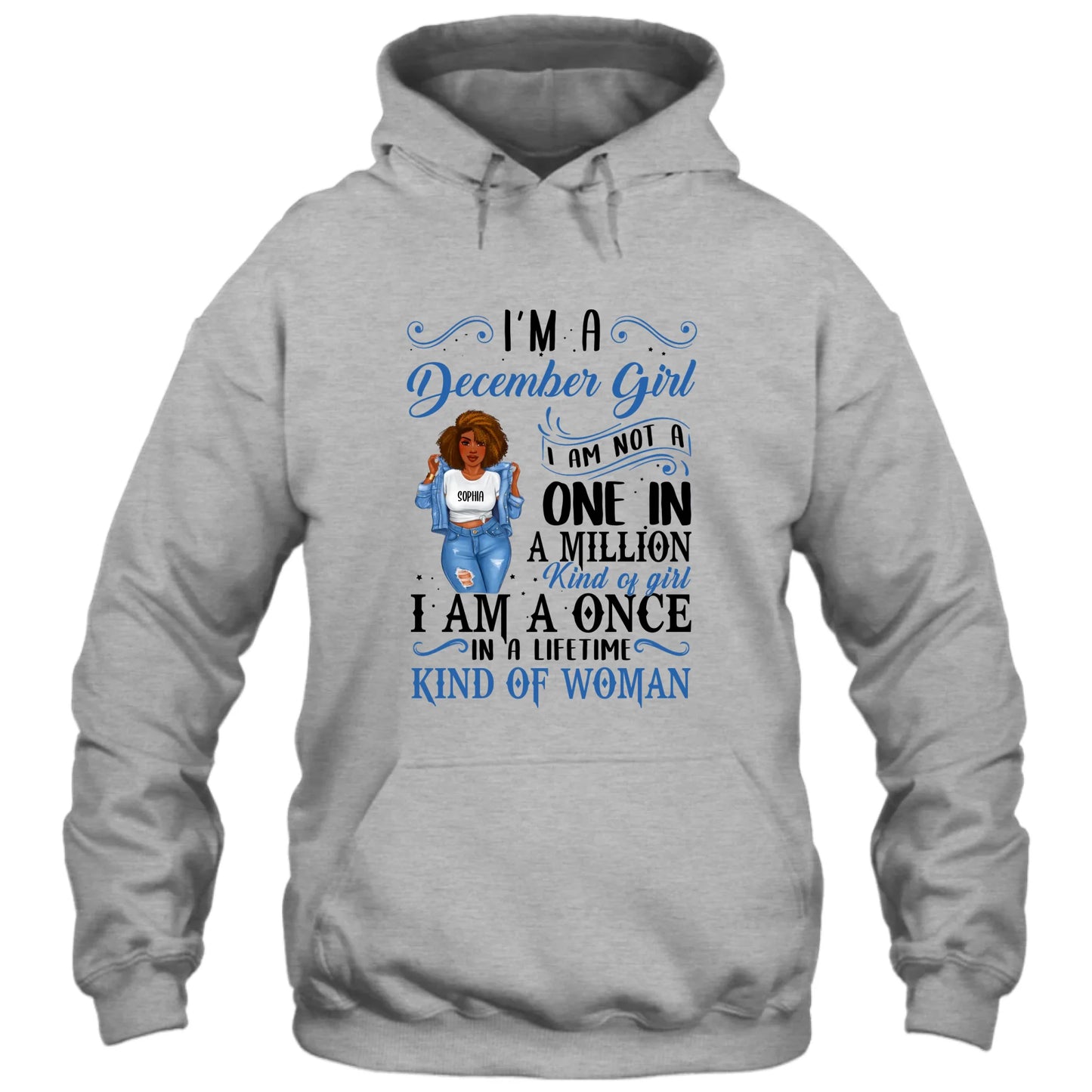 (30% OFF) - Personalized 12 Birth Month Girl - I Am A Once - T-Shirt and Hoodie - Funny Gift For Birthday