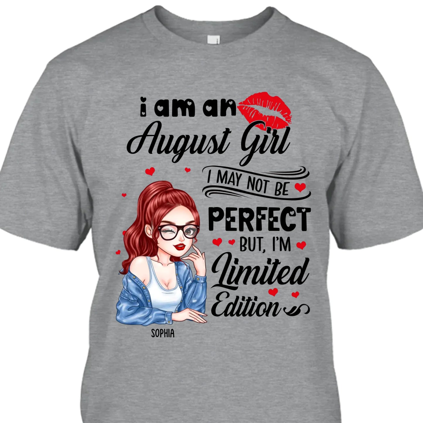 (30% OFF) - Custom 12 Birthday Month - I'm Limited Edition - Cute Girl - T-Shirt and Hoodie - Gift For Birthday