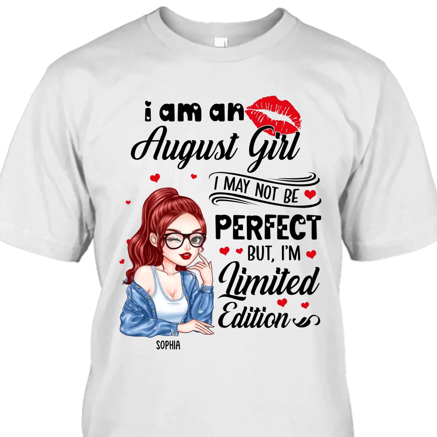 (30% OFF) - Custom 12 Birthday Month - I'm Limited Edition - Cute Girl - T-Shirt and Hoodie - Gift For Birthday