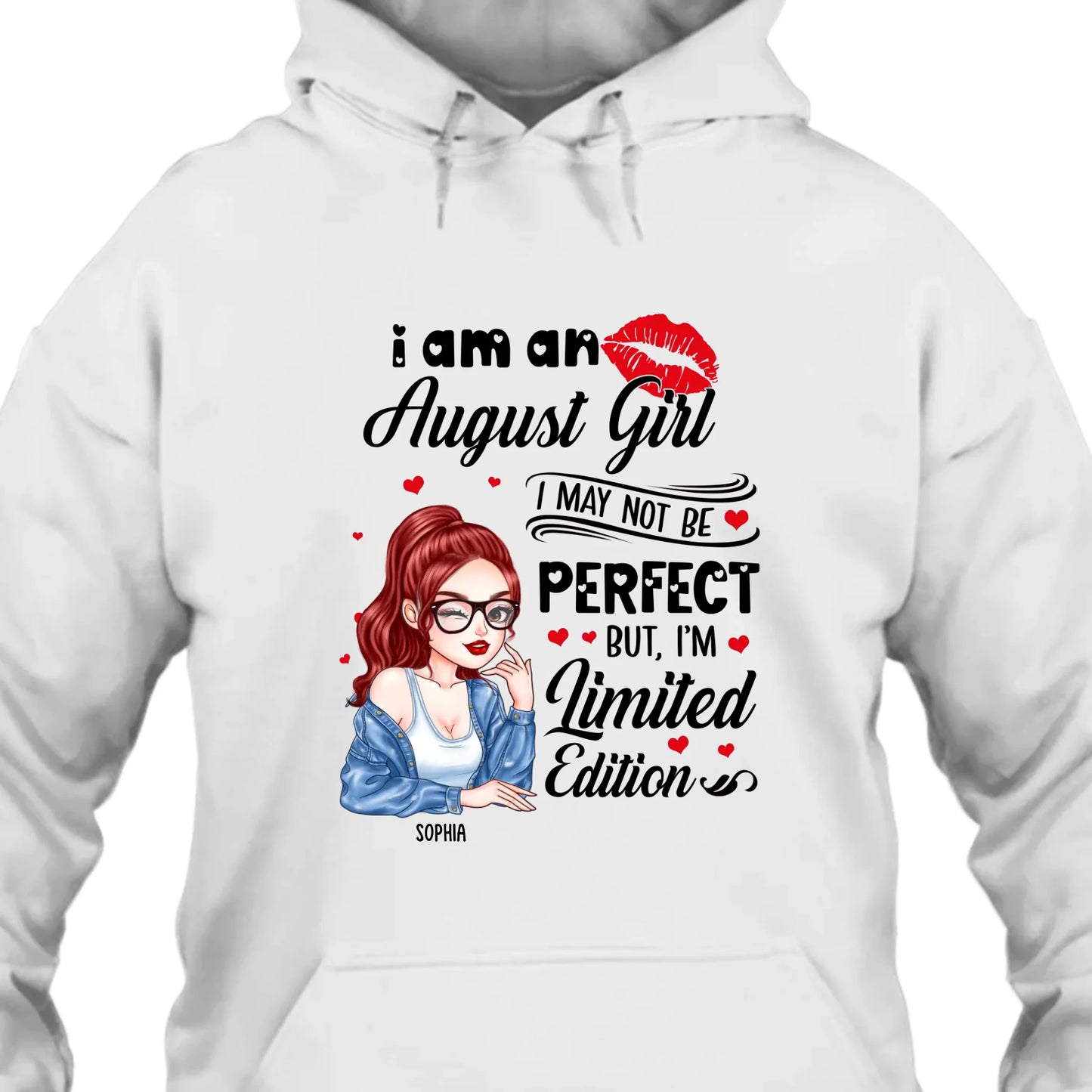 (30% OFF) - Custom 12 Birthday Month - I'm Limited Edition - Cute Girl - T-Shirt and Hoodie - Gift For Birthday