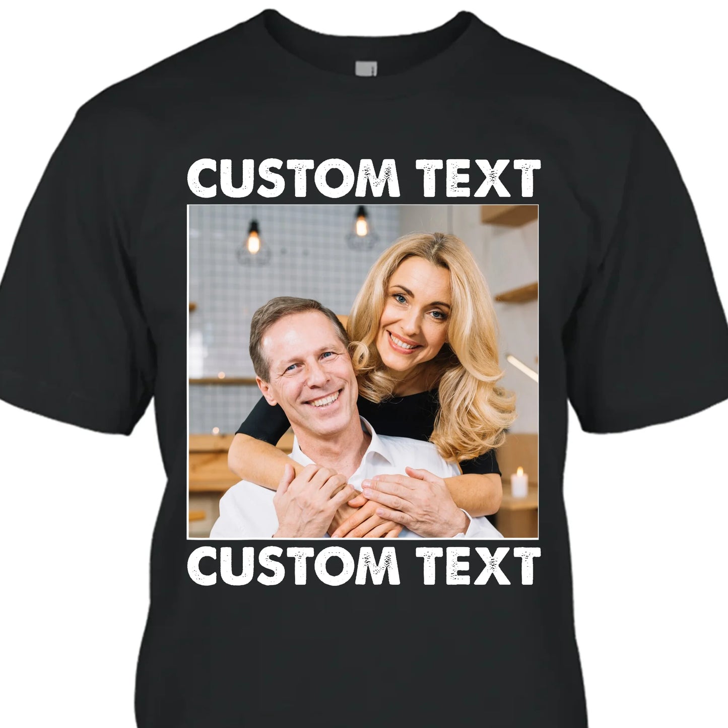 (30% OFF) - Custom Photo and Text T-Shirt and Hoodie – Perfect Gift for Anybody - For Any Occasion, Anniversary or Special Event