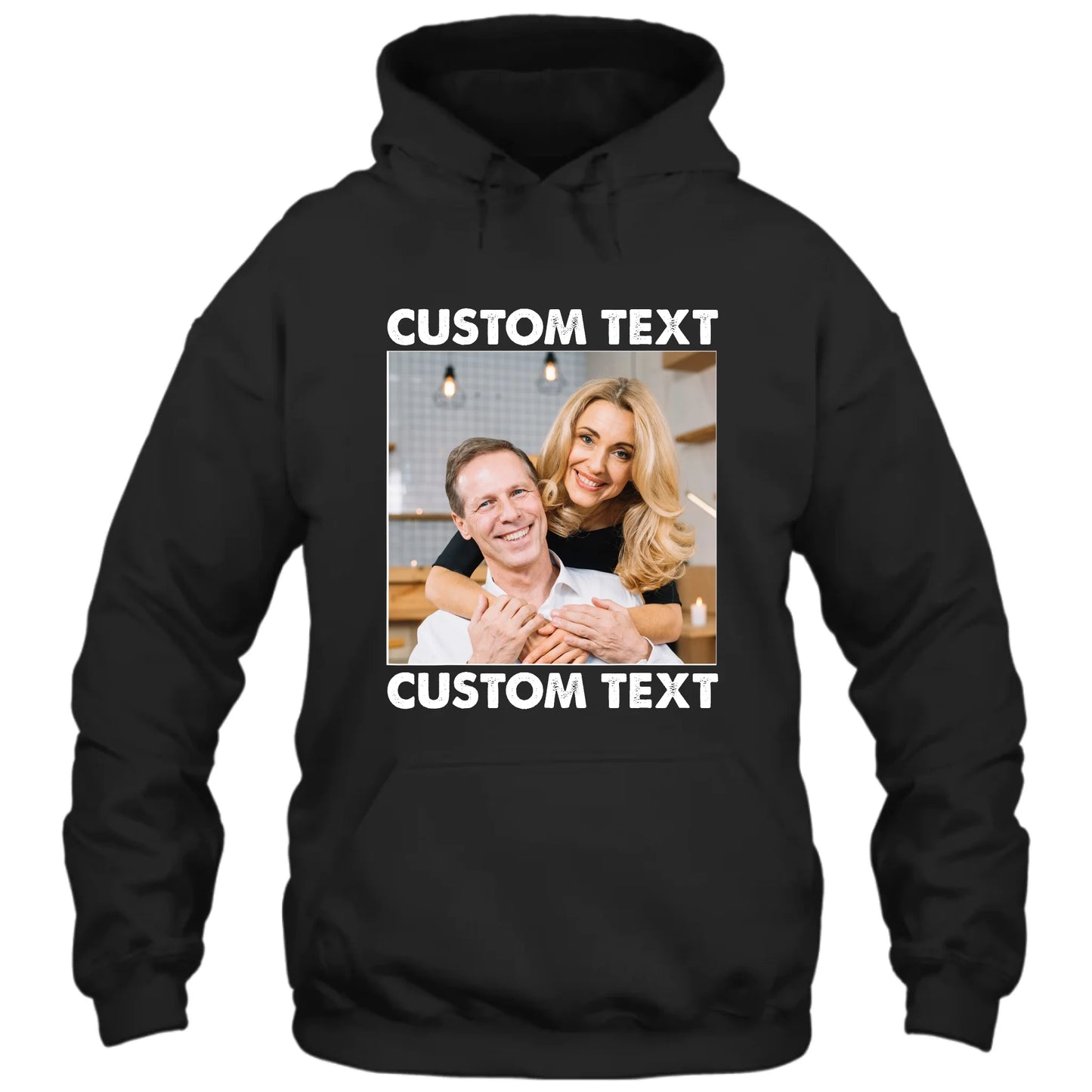 (30% OFF) - Custom Photo and Text T-Shirt and Hoodie – Perfect Gift for Anybody - For Any Occasion, Anniversary or Special Event