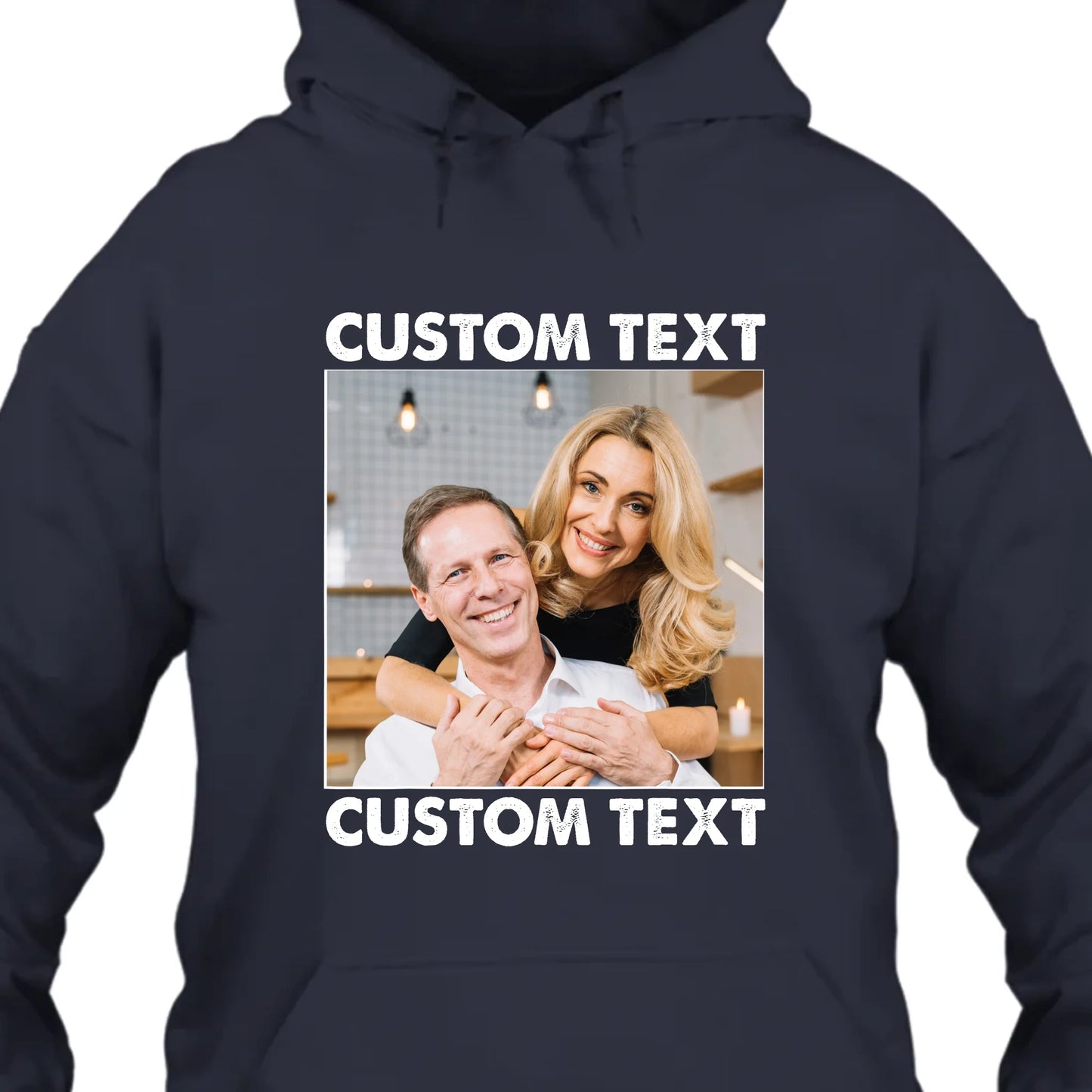 (30% OFF) - Custom Photo and Text T-Shirt and Hoodie – Perfect Gift for Anybody - For Any Occasion, Anniversary or Special Event