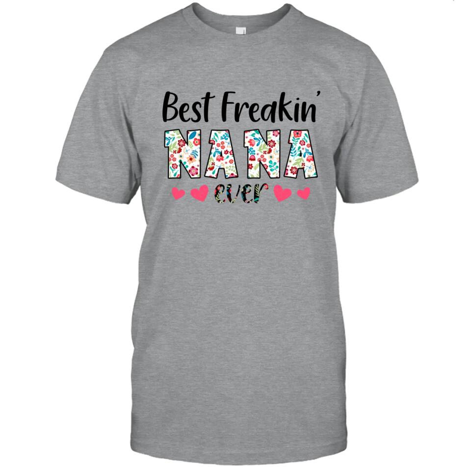 Personalized Best Grandma Ever - Custom Grandma Nickname T-Shirt and Hoodie - Gift for Mother's Day, Christmas