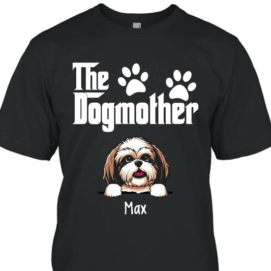 The Dogmother - Personalized T-Shirt and Hoodie - Custom Gift for Dog Lovers - Mother's Day, Christmas Gift