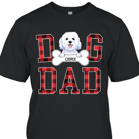 Dog Dad - Personalized T-Shirt and Hoodie - Custom Gift for Dog Lovers - Gift for Father's Day, Christmas