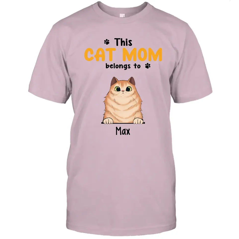 This Cat Mom Belong To - Personalized Cat Breed T-Shirt and Hoodie - Custom Gift for Cat Lovers - Mother's Day, Christmas Gift