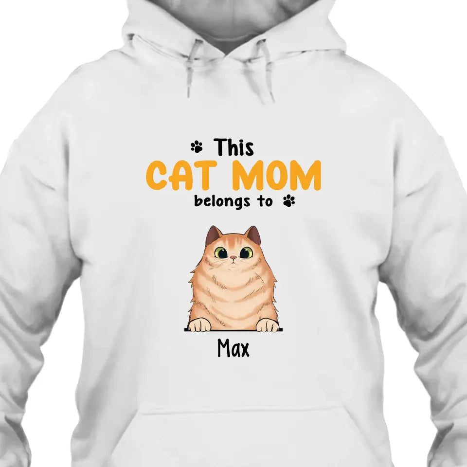 This Cat Mom Belong To - Personalized Cat Breed T-Shirt and Hoodie - Custom Gift for Cat Lovers - Mother's Day, Christmas Gift