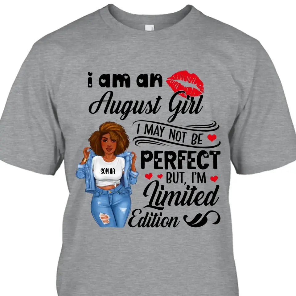 Personalized 12 Birth Month Girl - I'm Limited Edition - T-Shirt and Hoodie - Gift For Birthday