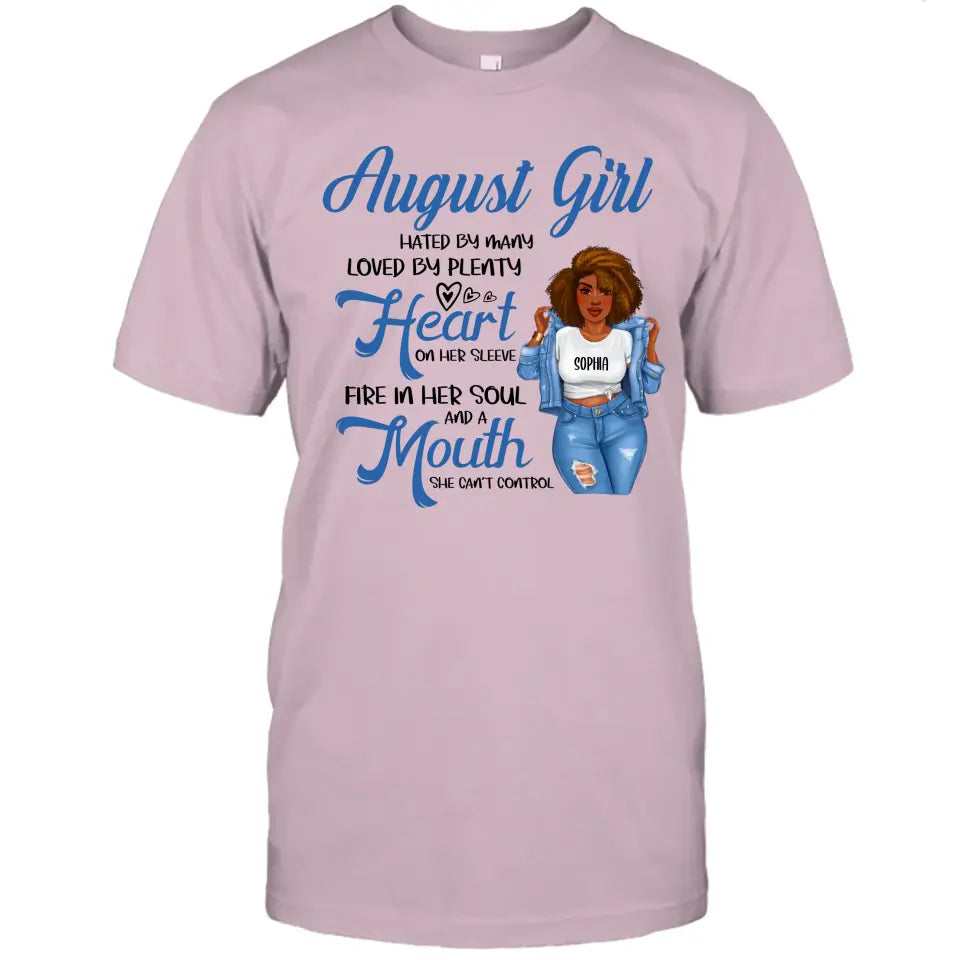 Personalized 12 Birth Month Girl - Hated By Many - T-Shirt and Hoodie - Gift For Birthday