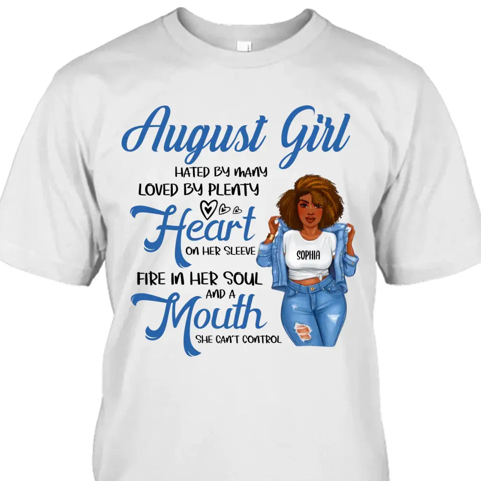 Personalized 12 Birth Month Girl - Hated By Many - T-Shirt and Hoodie - Gift For Birthday