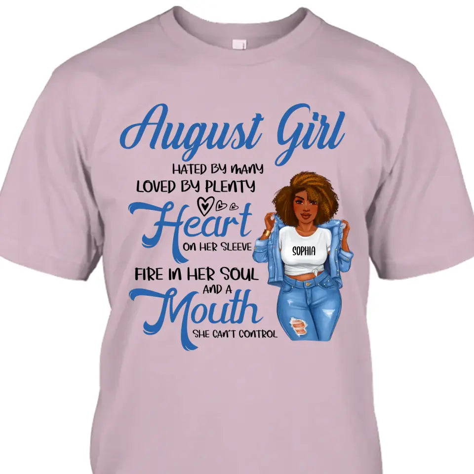 Personalized 12 Birth Month Girl - Hated By Many - T-Shirt and Hoodie - Gift For Birthday