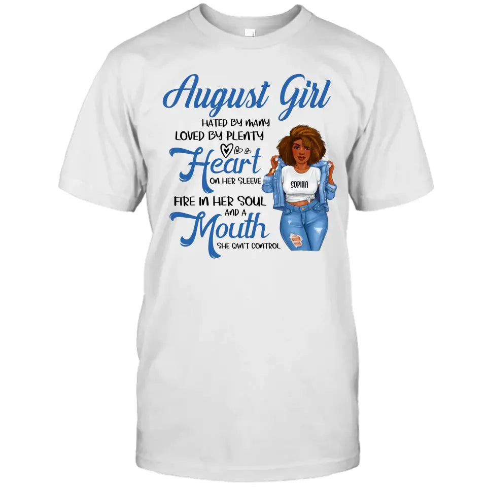 Personalized 12 Birth Month Girl - Hated By Many - T-Shirt and Hoodie - Gift For Birthday