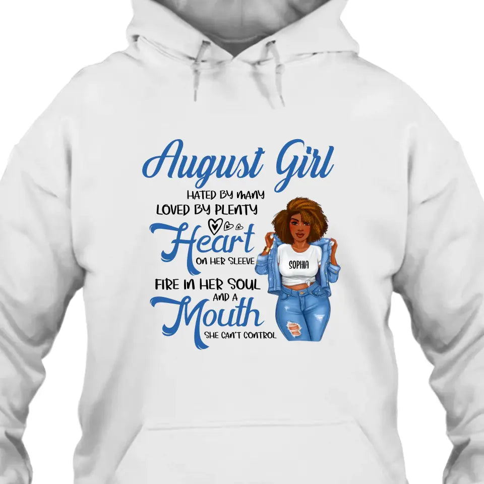 Personalized 12 Birth Month Girl - Hated By Many - T-Shirt and Hoodie - Gift For Birthday