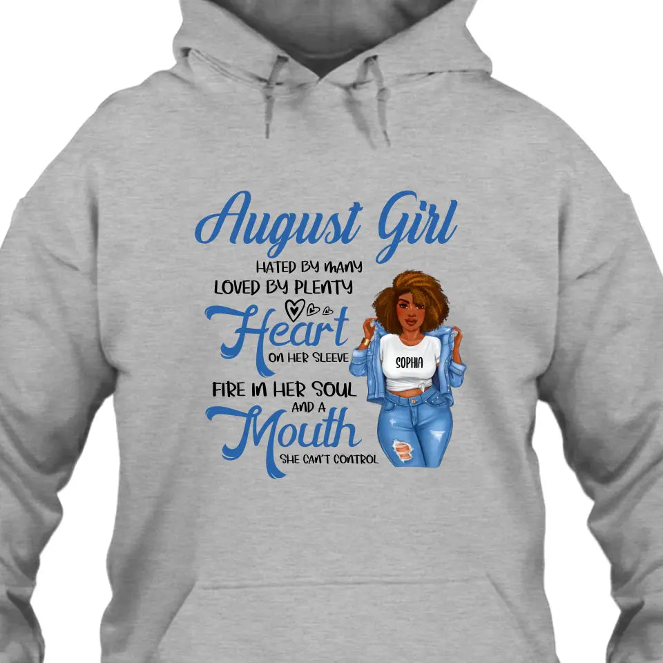 Personalized 12 Birth Month Girl - Hated By Many - T-Shirt and Hoodie - Gift For Birthday