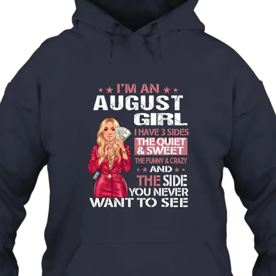 Personalized 12 Birthday Month - I Have 3 Sides - Personalized T-Shirt and Hoodie - Gift For Birthday