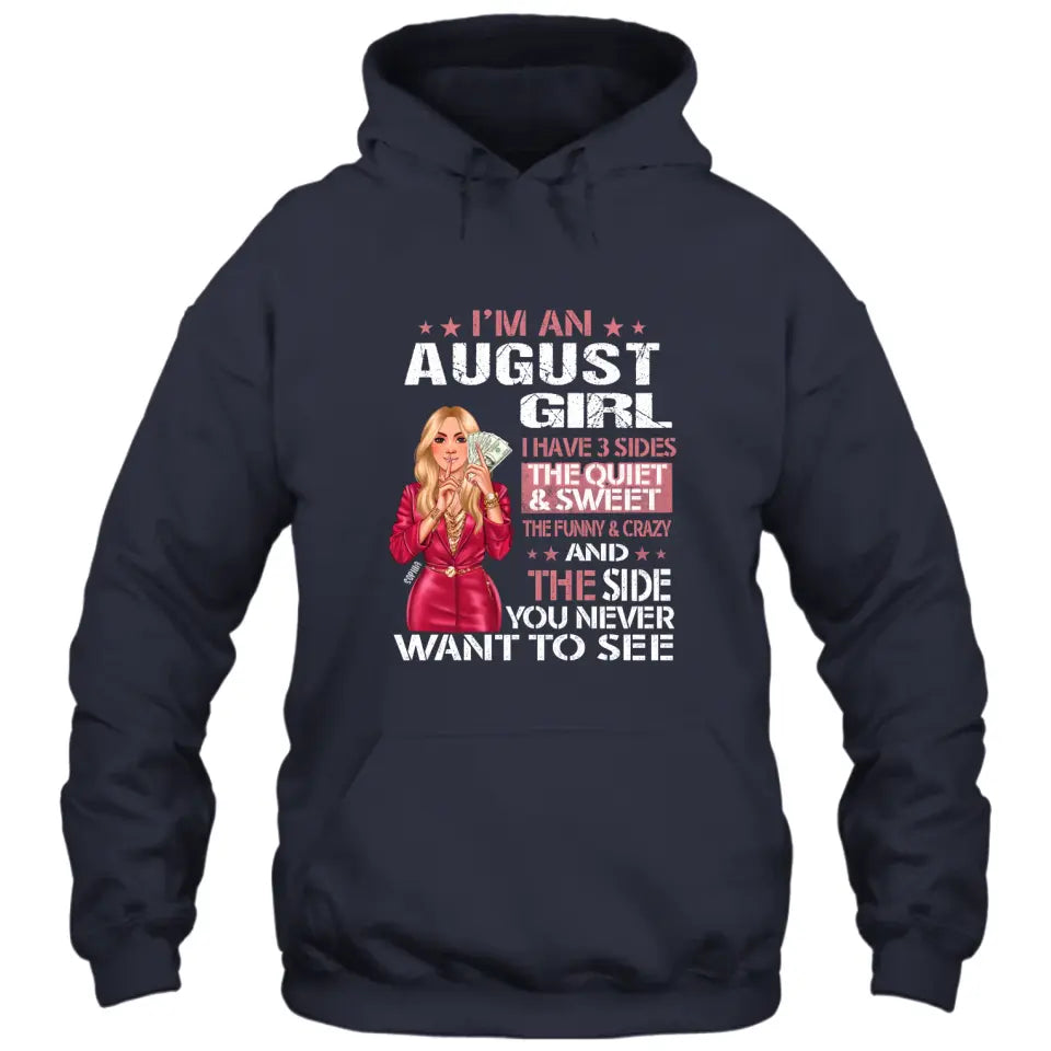 Personalized 12 Birthday Month - I Have 3 Sides - Personalized T-Shirt and Hoodie - Gift For Birthday