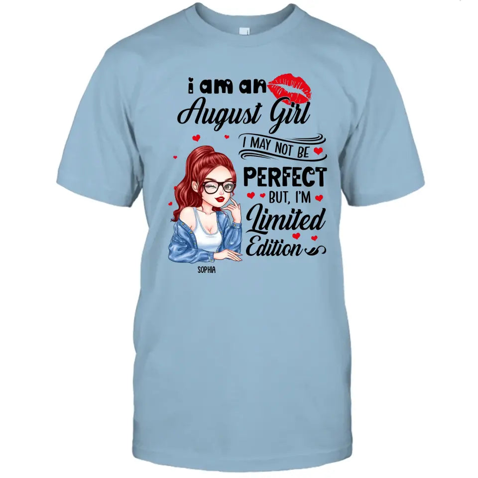 Custom 12 Birthday Month - I'm Limited Edition - Cute Girl - T-Shirt and Hoodie - Gift For Birthday