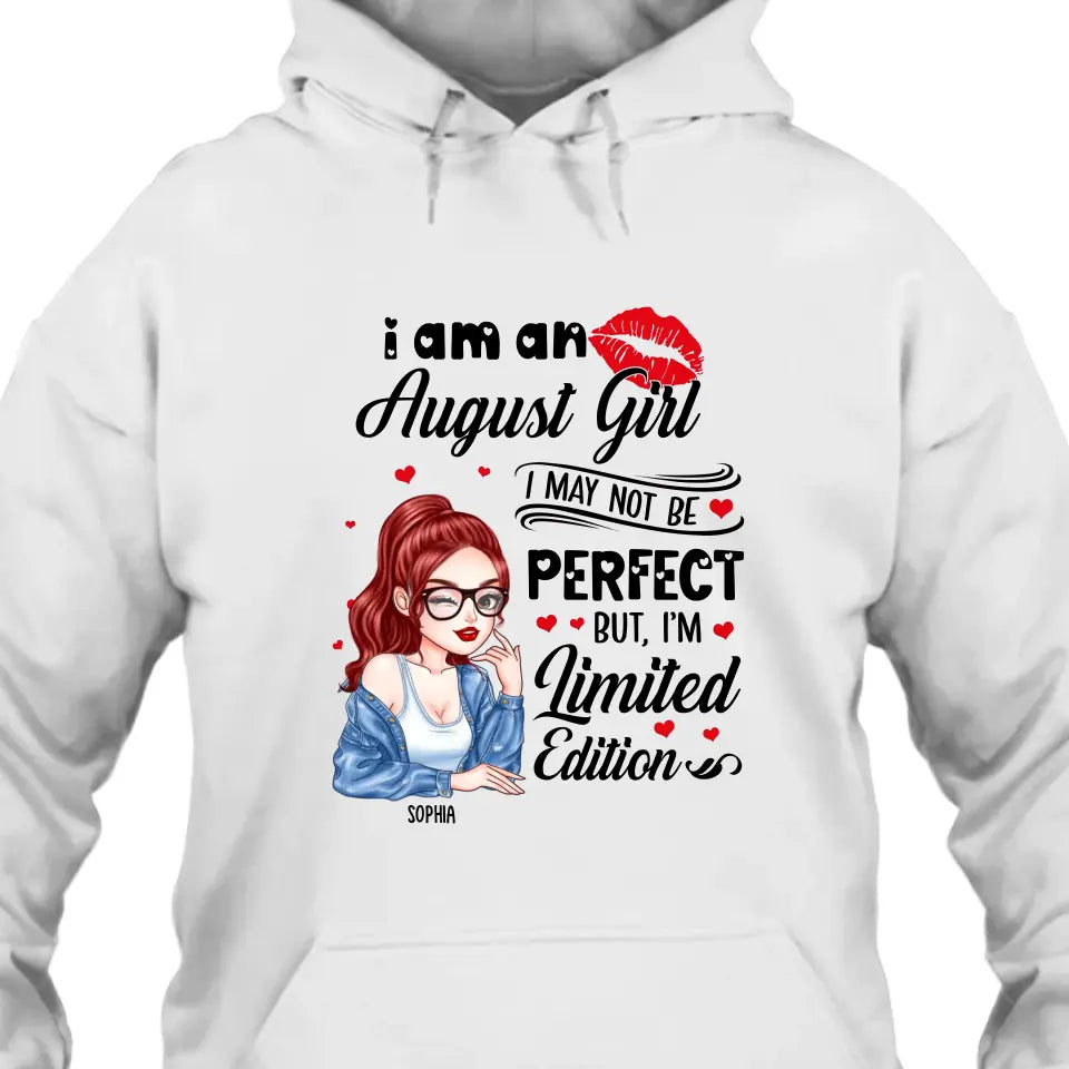 Custom 12 Birthday Month - I'm Limited Edition - Cute Girl - T-Shirt and Hoodie - Gift For Birthday