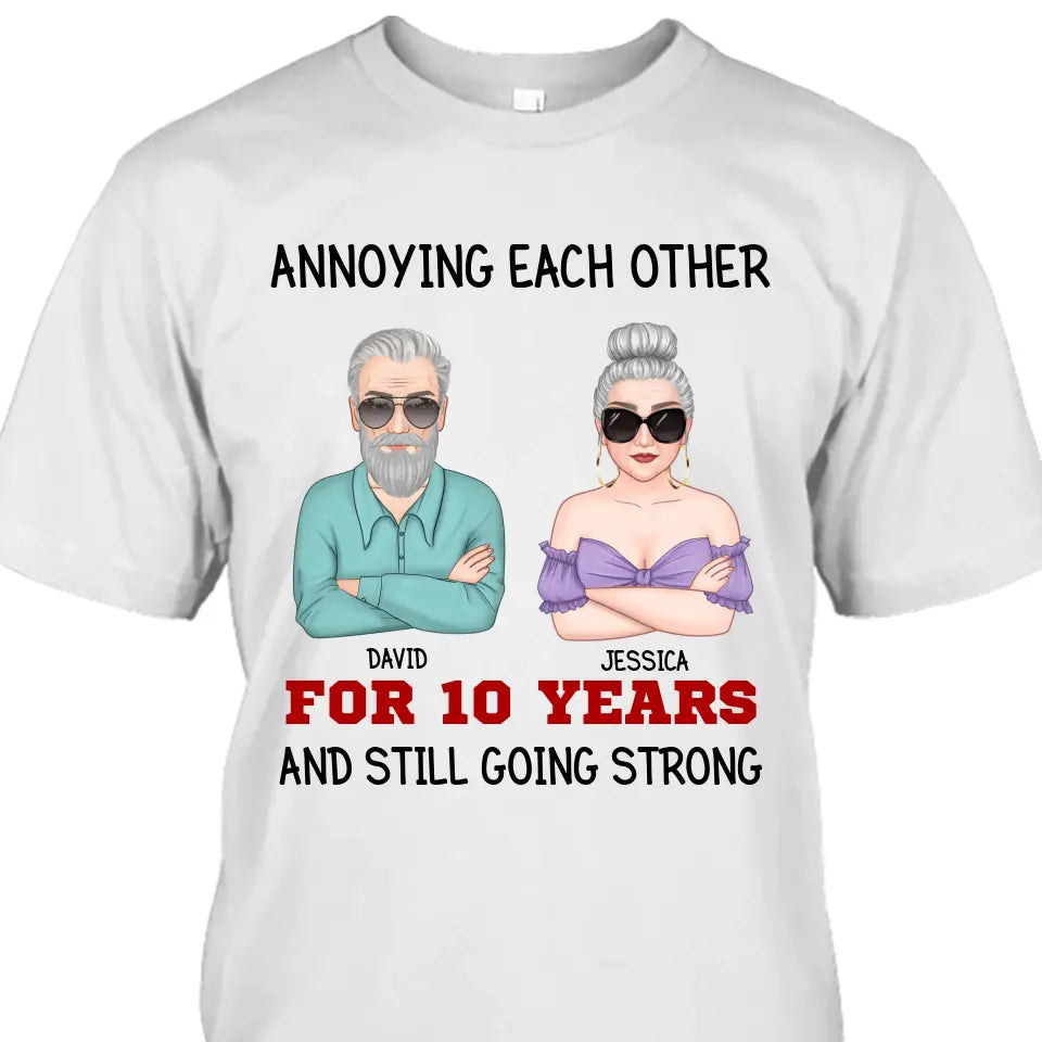 Annoying Each Other - Personalized T-Shirt and Hoodie - Matching Shirts for Couples, Husband and Wife - Valentine's Day, Anniversary Gift