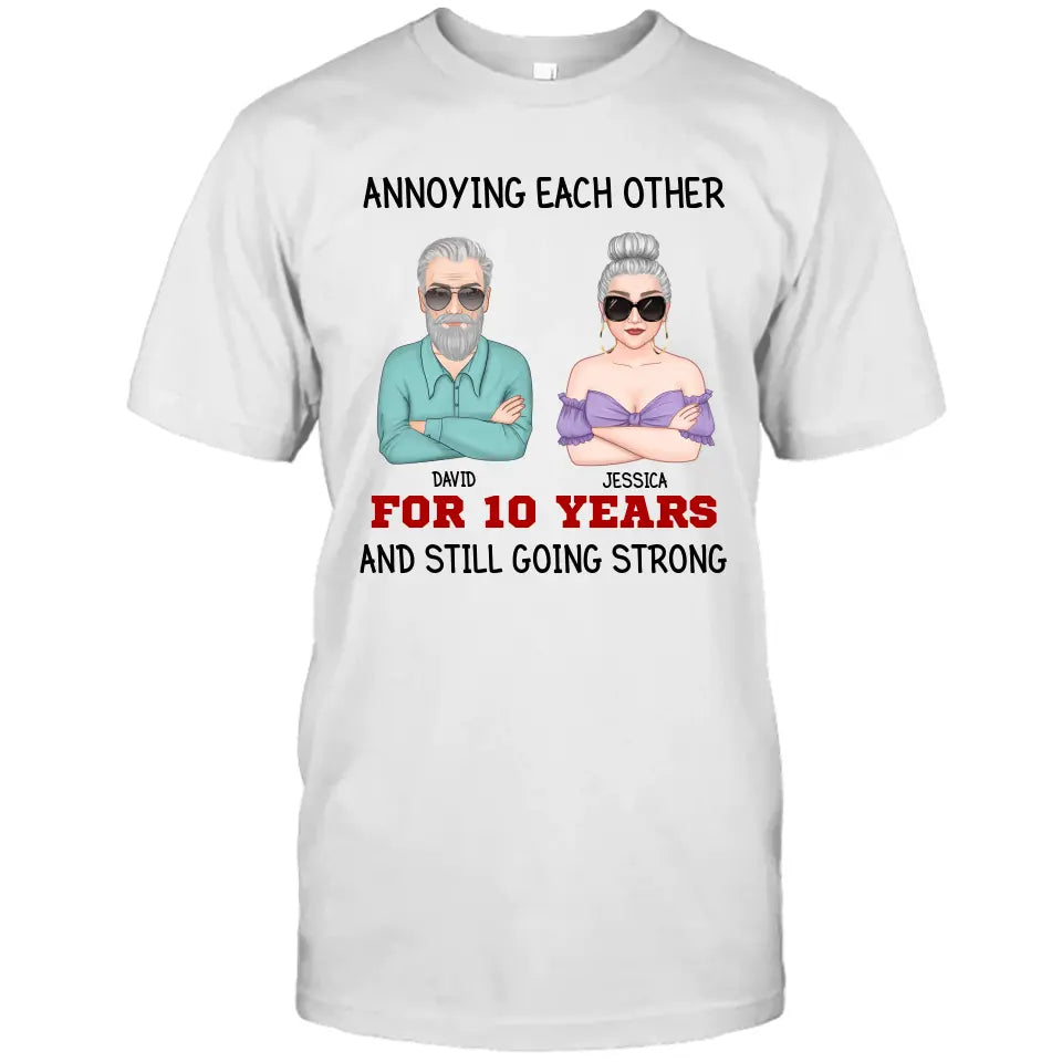 Annoying Each Other - Personalized T-Shirt and Hoodie - Matching Shirts for Couples, Husband and Wife - Valentine's Day, Anniversary Gift