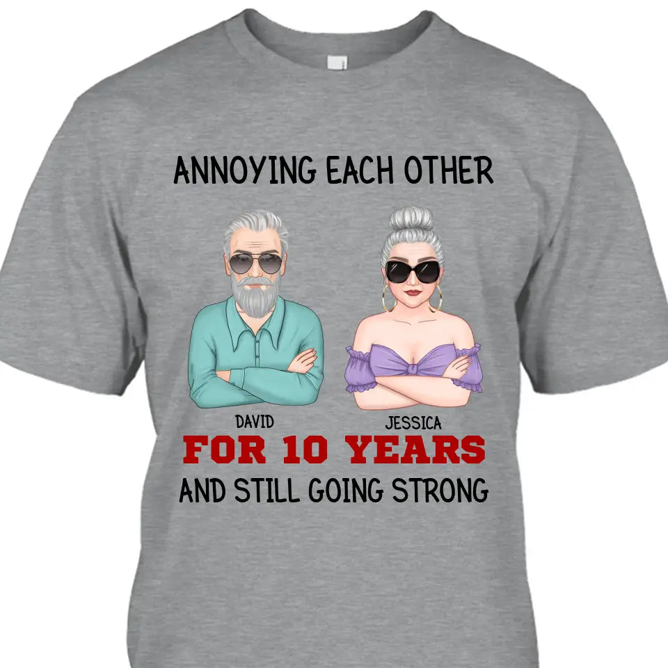 Annoying Each Other - Personalized T-Shirt and Hoodie - Matching Shirts for Couples, Husband and Wife - Valentine's Day, Anniversary Gift